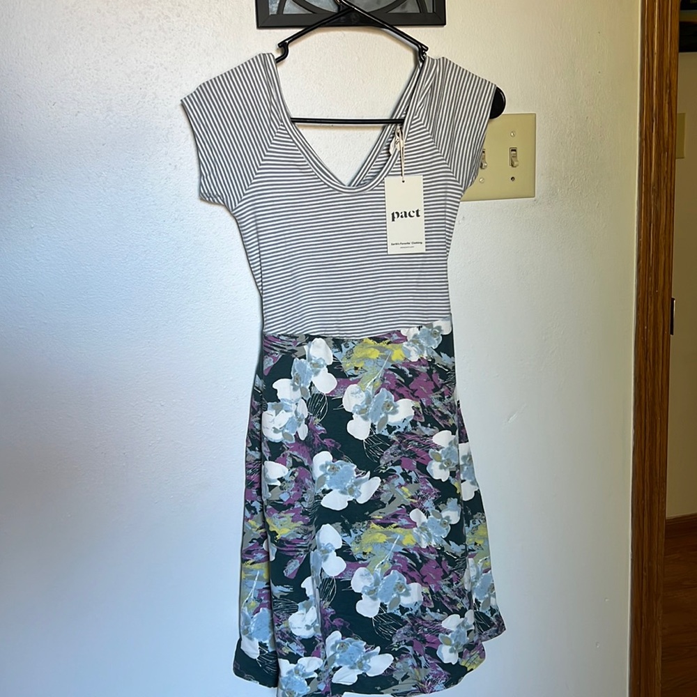 Pact Fit Fare Cross Back dress